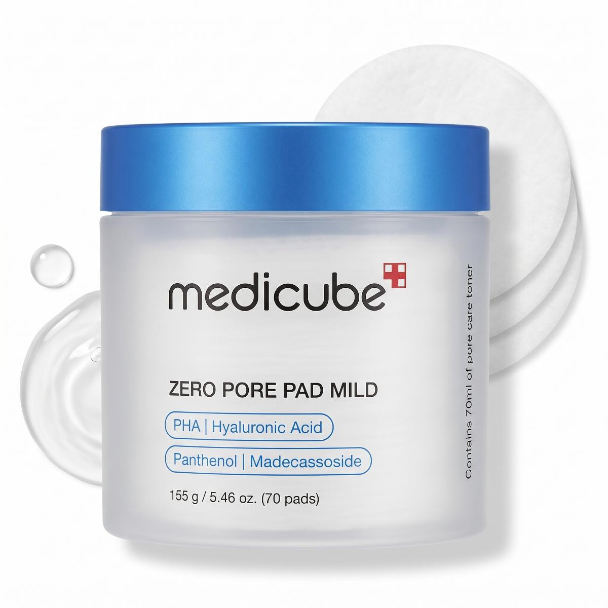 Medicube Zero Pore Pad Mild, 70 Pads