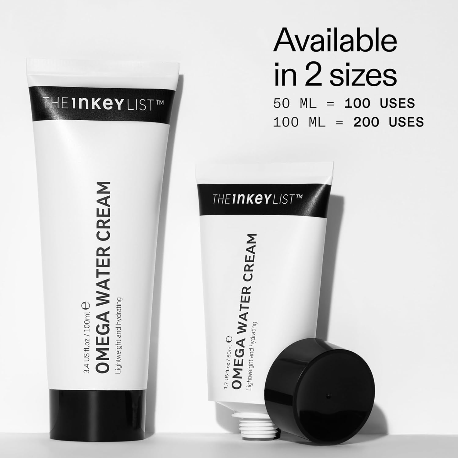The INKEY List Omega Water Cream, Oil-Free Face Moisturiser, Lightweight Gel, Vegan Friendly Skincare, Suitable for Blemish Prone Skin | Oil-Free Gel Moisturizer with Omega Fatty Acids, 5% Glycerin, Betaine and Niacinamide for Lightweight Barrier Hydration