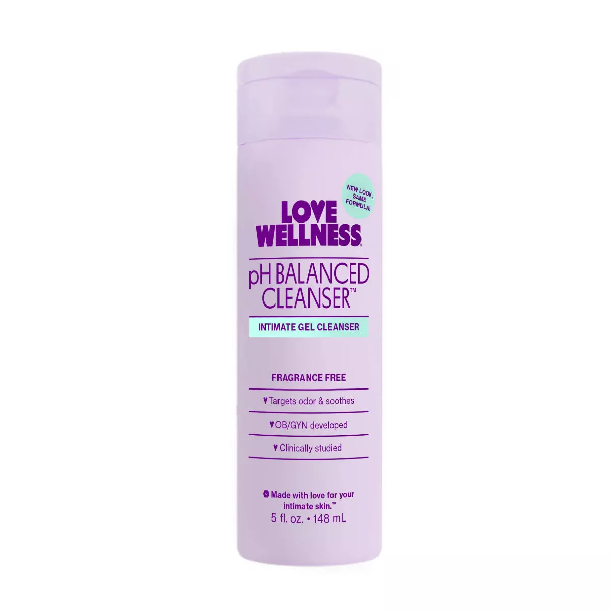 Love Wellness Ph Balanced Cleanser Fragrance Free Cleanser