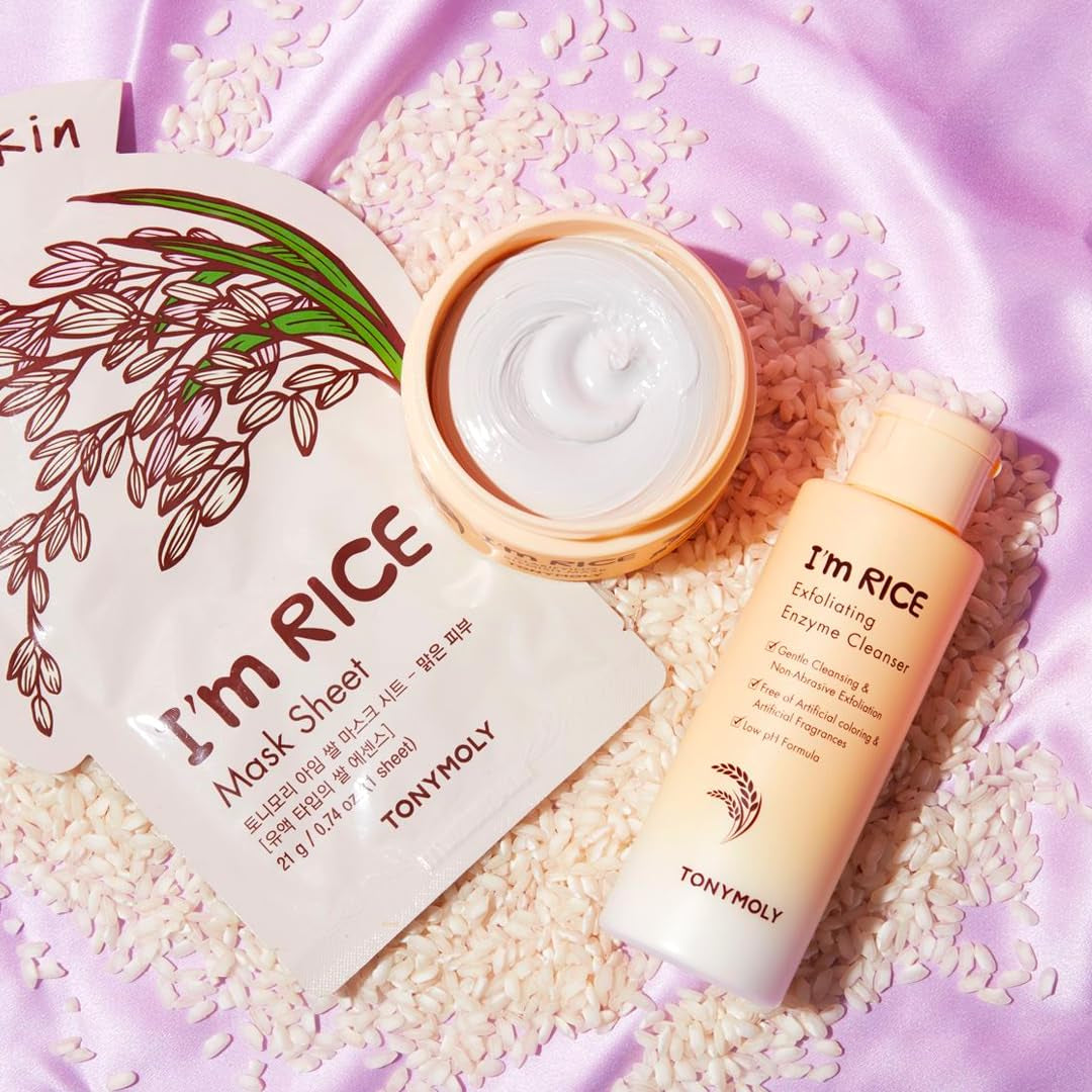 I'M Rice Clarifying Blemish Kaolin Clay Mask, Face Pore Detox Mask