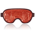 Cooling Eye Mask for after Surgery, Reusable Gel Face Ice Pack, Brown