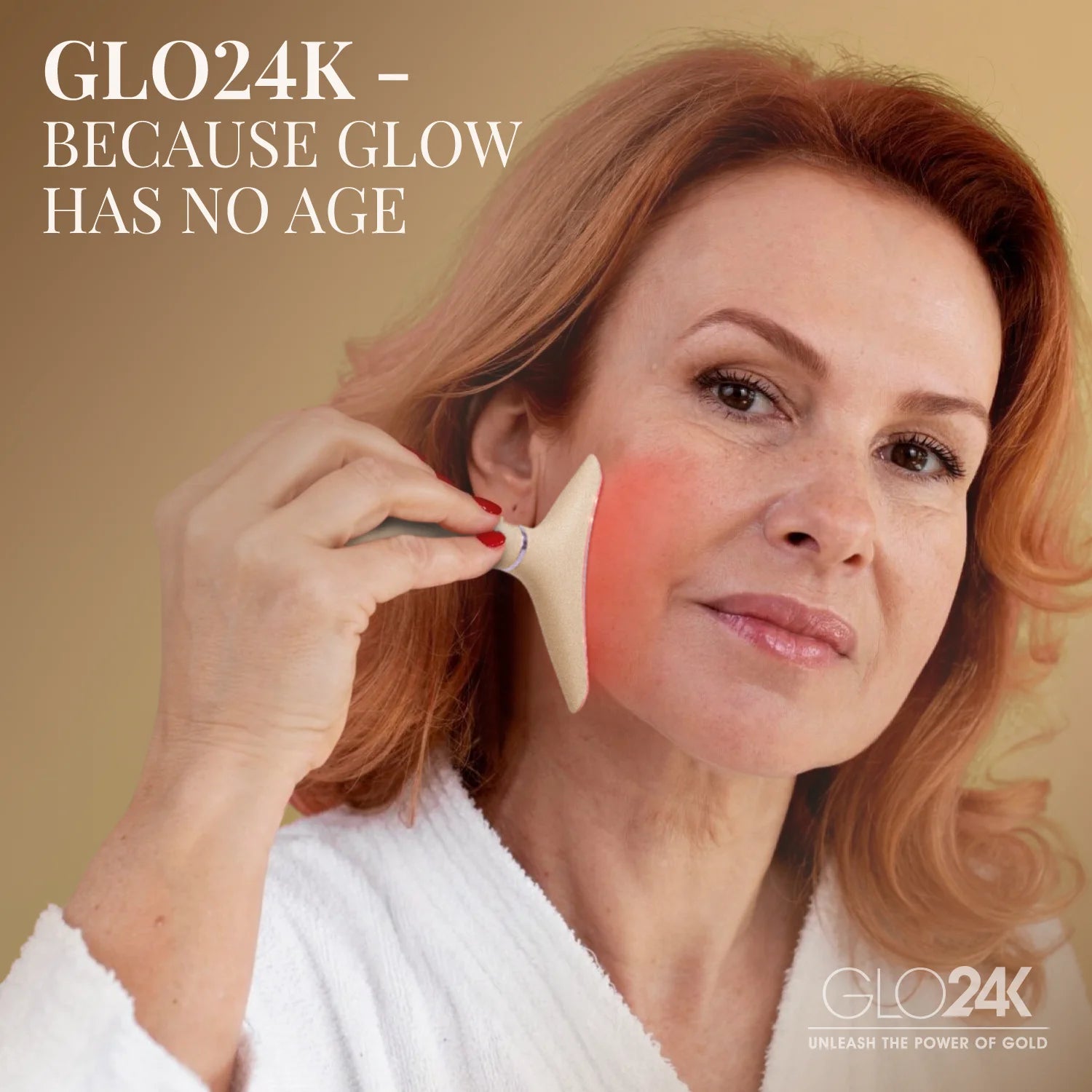 GLO24K 7 Color LED Neck and Face Beauty Device - Limited Edition