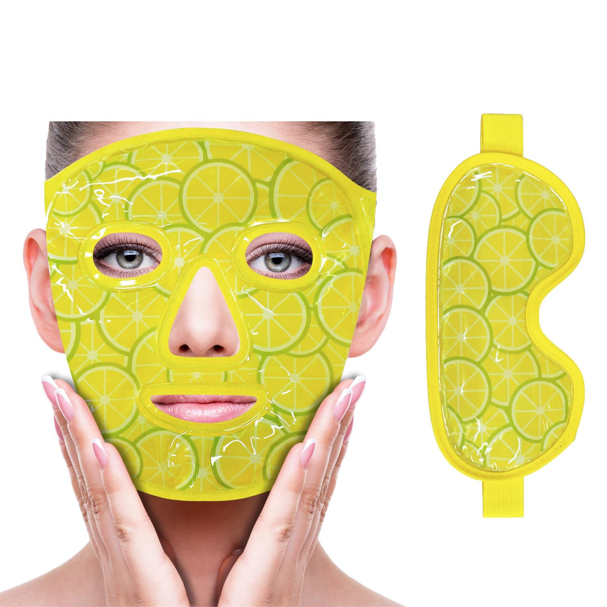 Cooling Mask Ice Pack for Face Eye, Hot Cold Compress for Face
