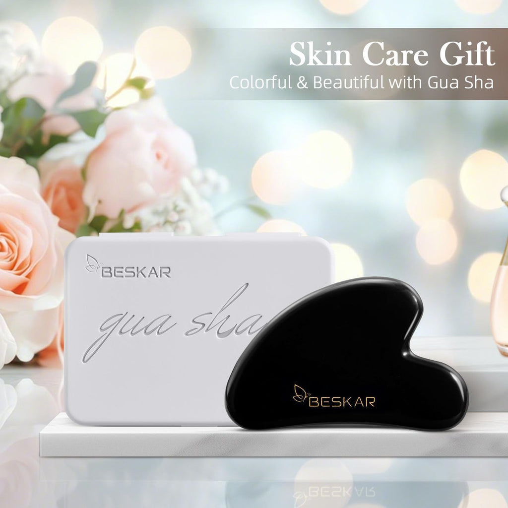 Gua Sha Facial Tools, Natural Jade Stone Guasha Massager