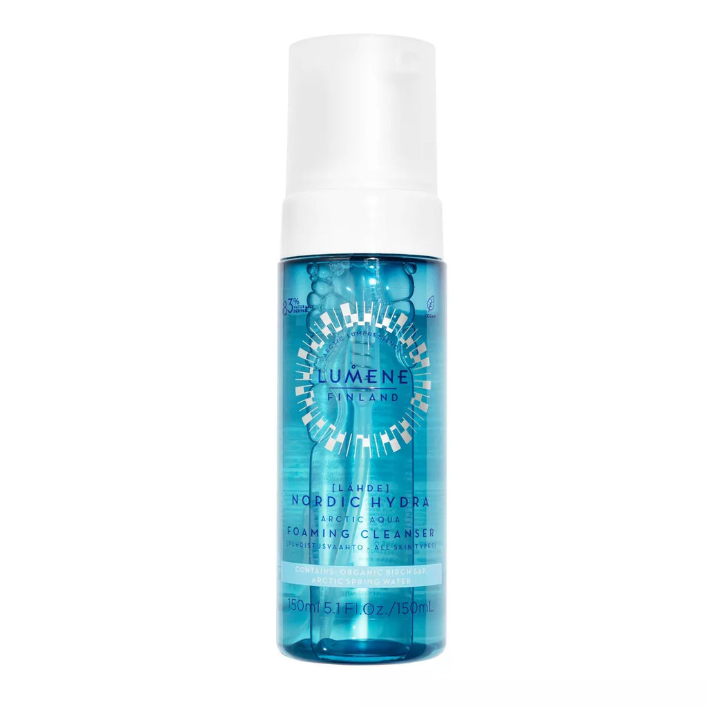 Lumene Lahde Arctic Aqua Foaming Gel Cleanser - 5.1 Fl Oz: Moisturizing, Vegan, Normal Skin