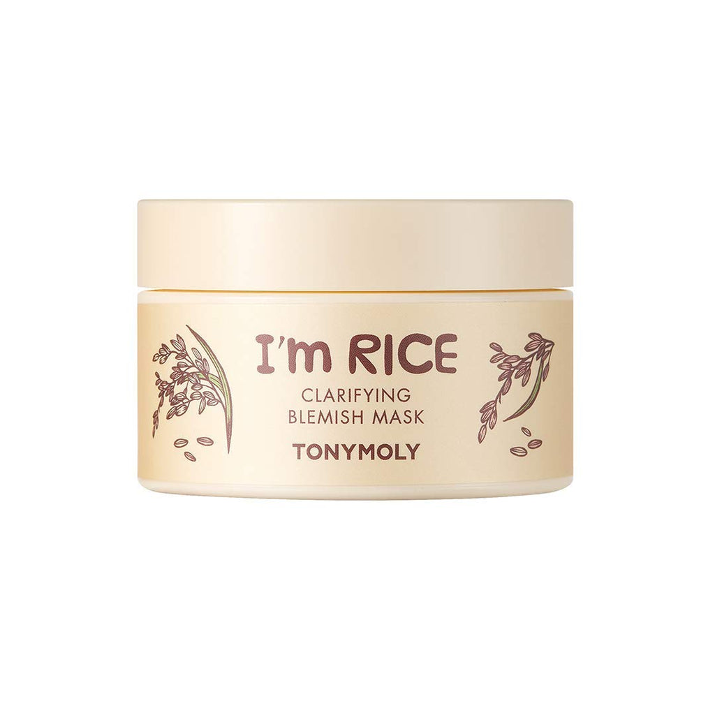 I'M Rice Clarifying Blemish Kaolin Clay Mask, Face Pore Detox Mask