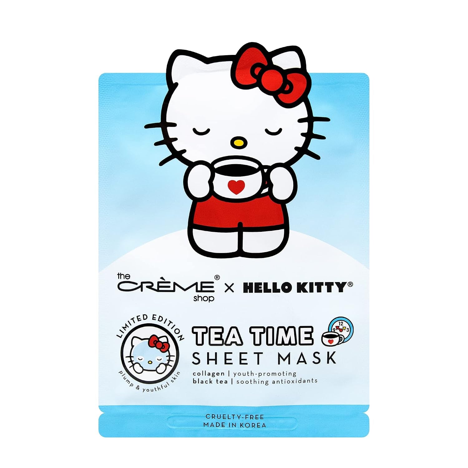 | Hello Kitty Tea Time Sheet Mask (3 Pack)