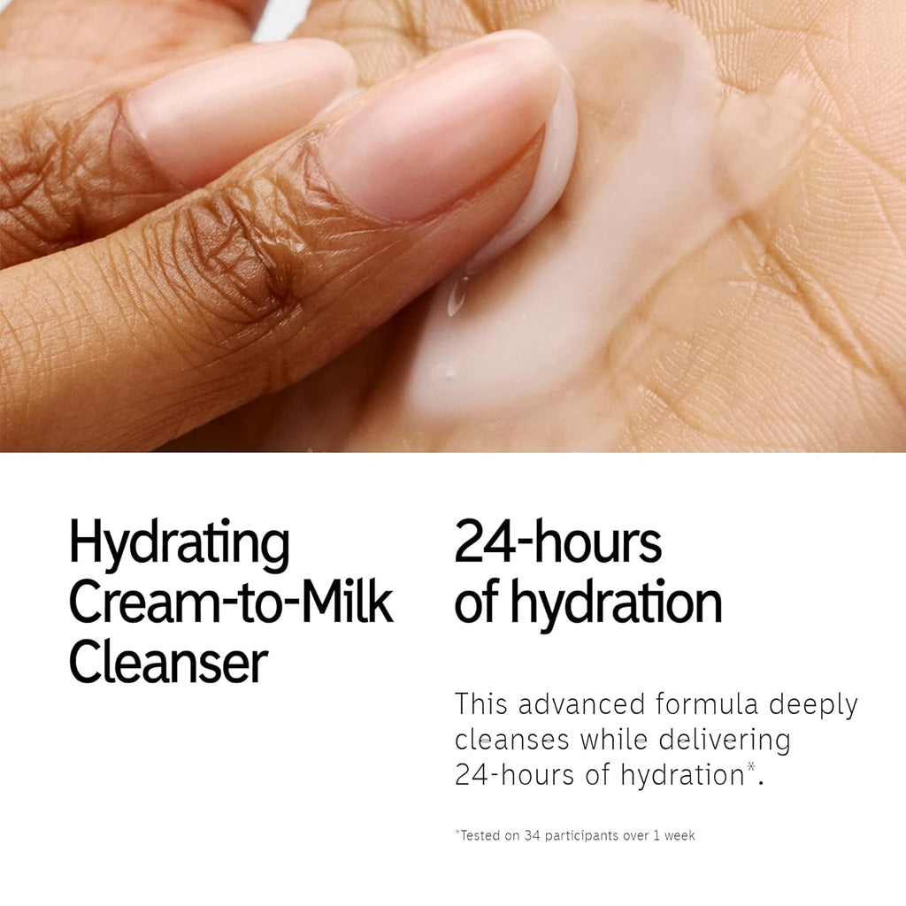 It’S Giving Hydration Gift Set, Hydrating Cream-To-Milk Cleanser + Omega Water Cream Moisturiser, Skincare Duo for Healthy, Glowing Skin, Gift Set for All Skin Types