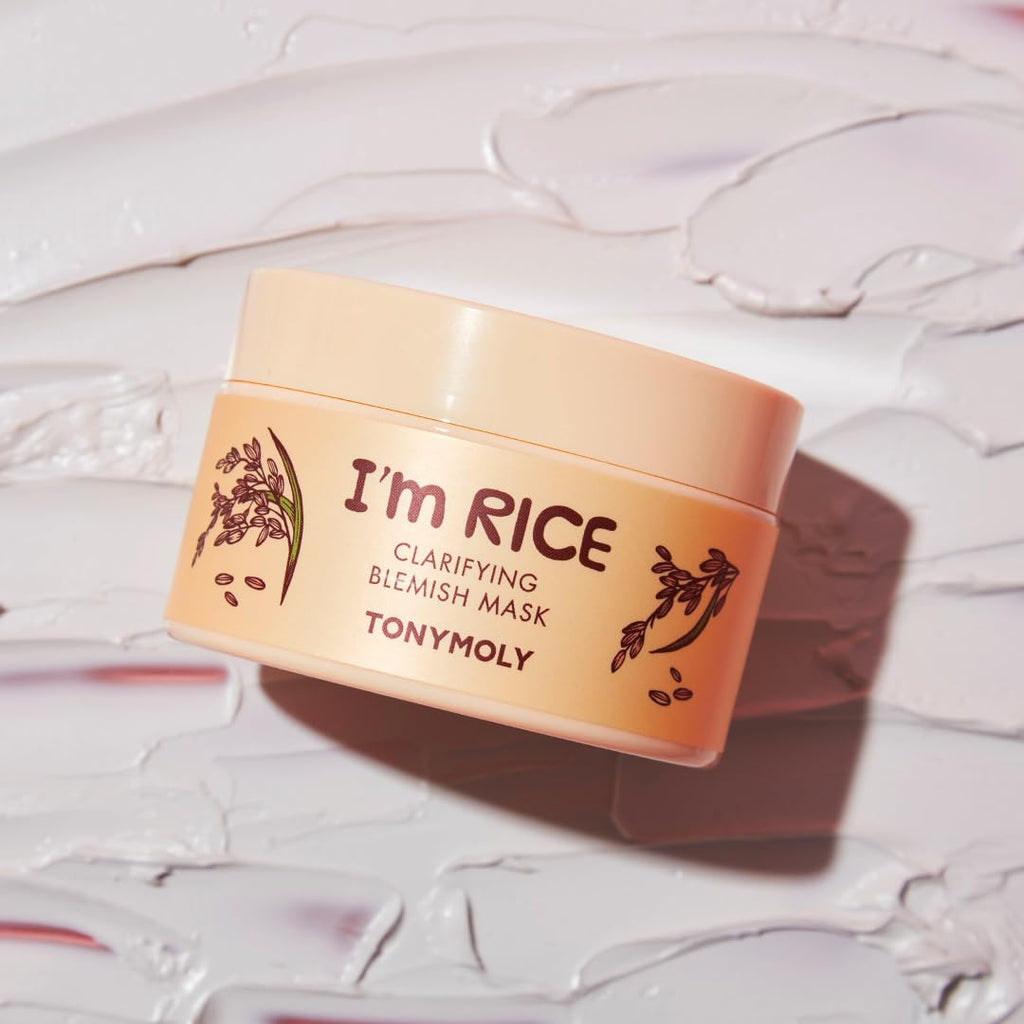 I'M Rice Clarifying Blemish Kaolin Clay Mask, Face Pore Detox Mask