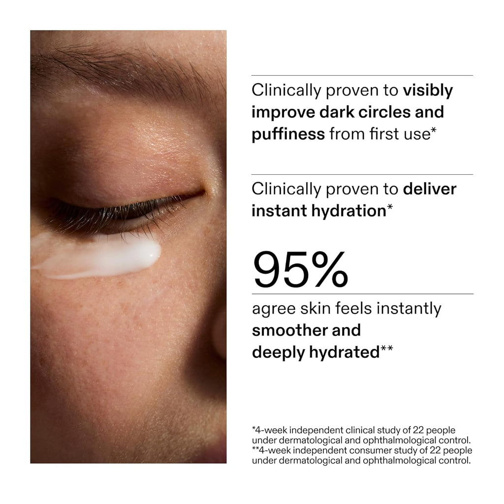 The INKEY List Caffeine Eye Cream, Reduce Eye Puffiness and Dark Circle, Blur Fine Lines, 0.5 Fl Oz | Lightweight Under-Eye Cream with Caffeine and Matrixyl 3000 to Help Reduce Puffiness, Dark Circles and Fine Lines