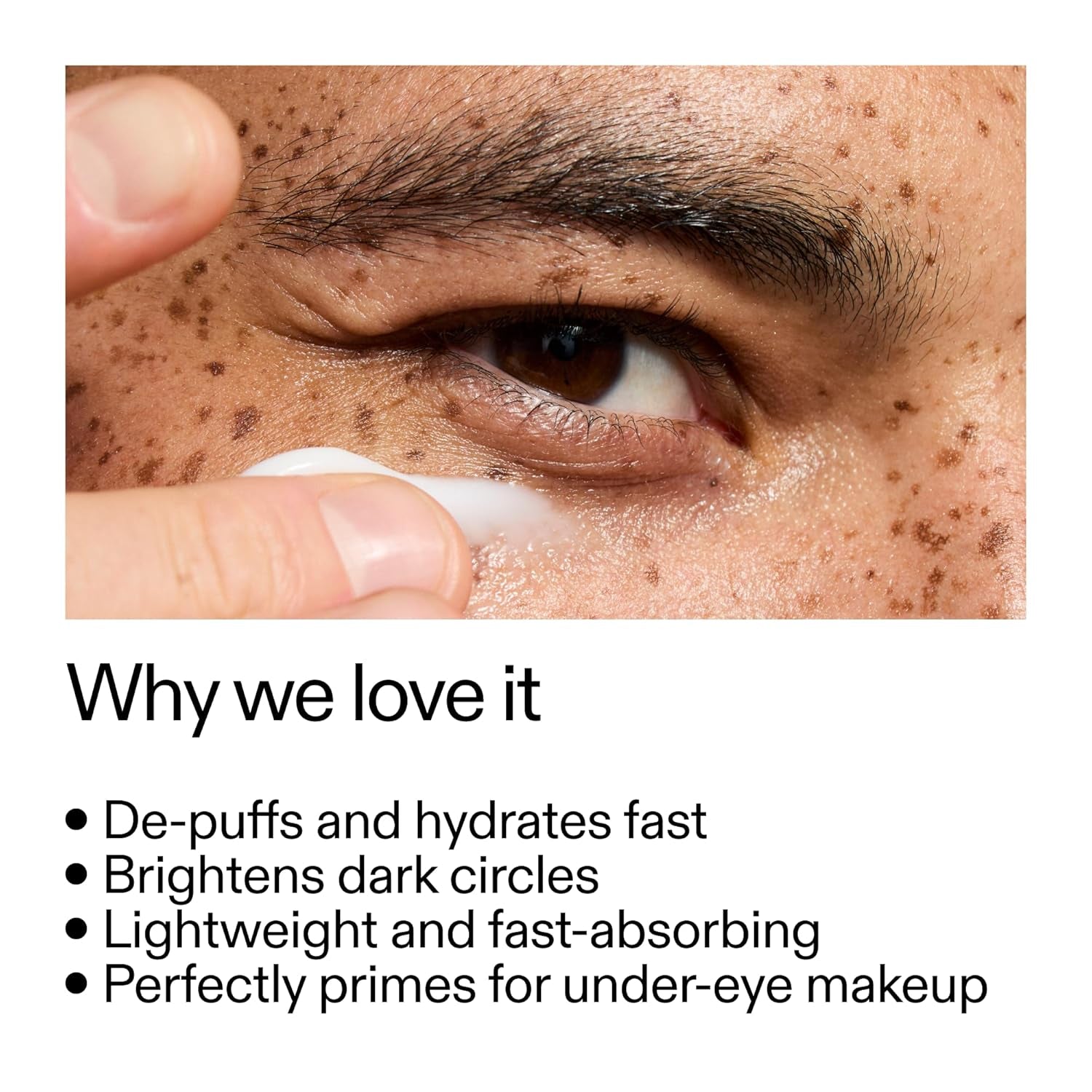 The INKEY List Caffeine Eye Cream, Reduce Eye Puffiness and Dark Circle, Blur Fine Lines, 0.5 Fl Oz | Lightweight Under-Eye Cream with Caffeine and Matrixyl 3000 to Help Reduce Puffiness, Dark Circles and Fine Lines