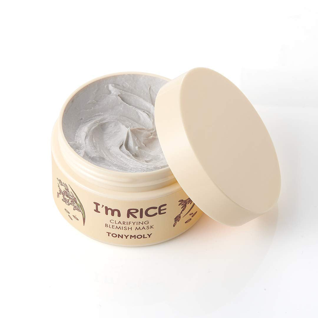 I'M Rice Clarifying Blemish Kaolin Clay Mask, Face Pore Detox Mask