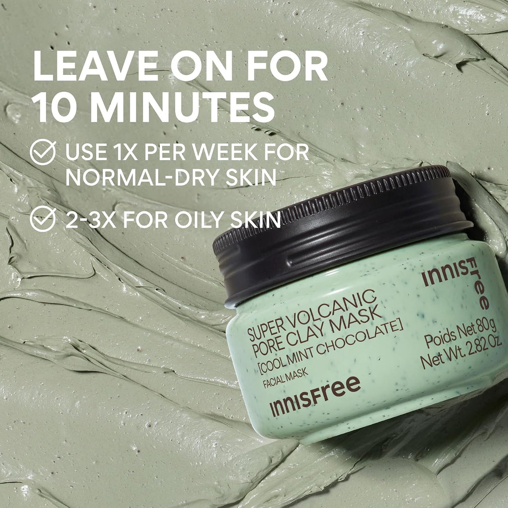 Innisfree Super Volcanic Pore Clay Mask | Exfoliating Korean Clay Mask