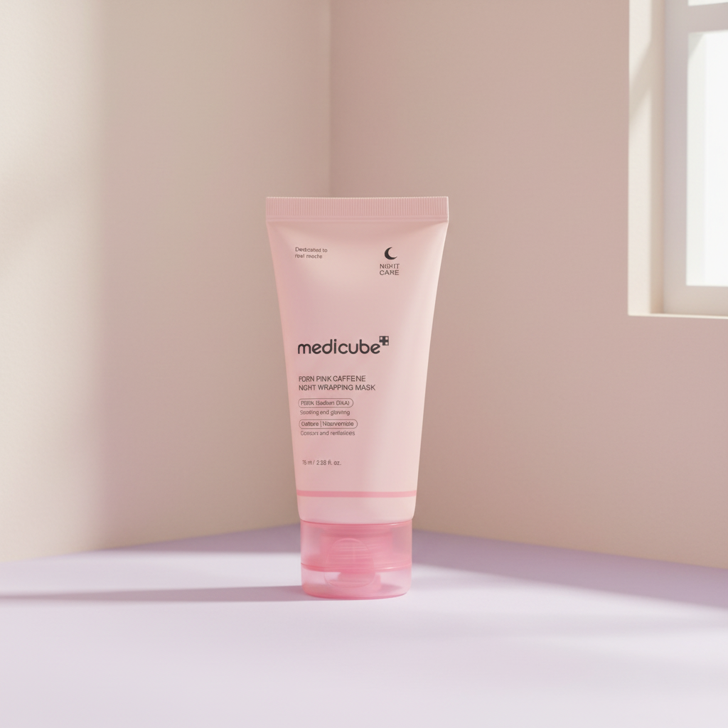 Medicube PDRN Pink Caffeine Night Wrapping Mask, 75ml