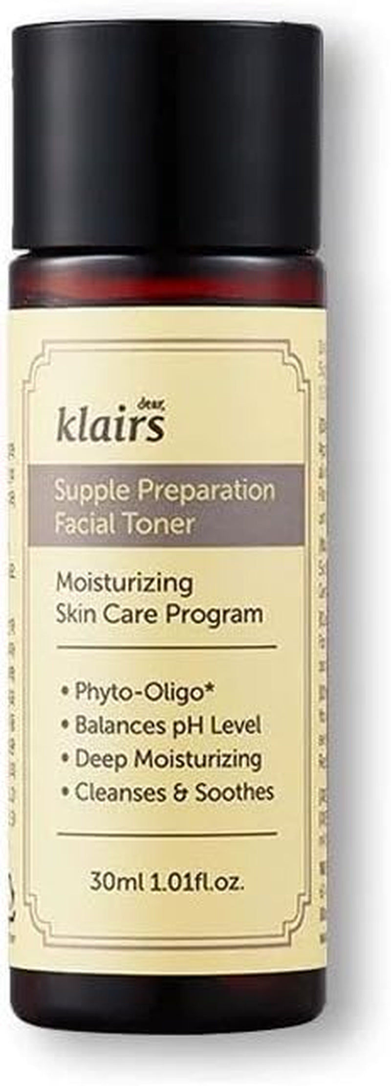 Supple Preparation Facial Toner, Ph Balance, Moisturizer, Korean Skincare, Non-Sticky, for Sensitive Skin Face, K-Beauty, 1.01 Fl Oz