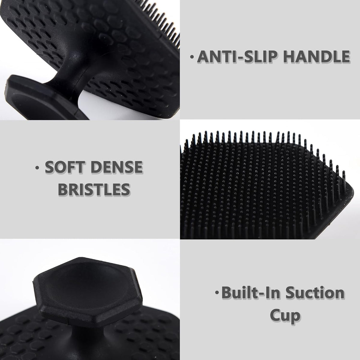 2-Piece Silicone Facial Brush Set for Men and Women