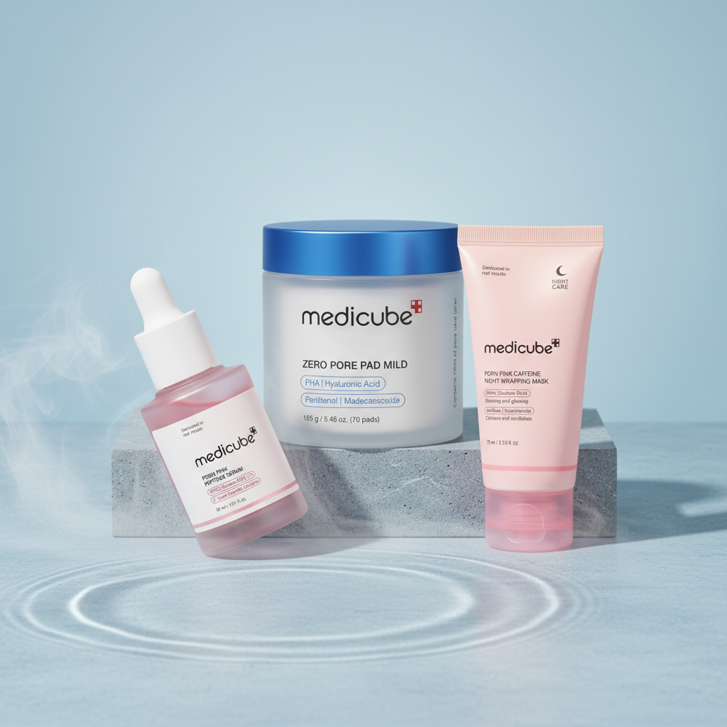 Medicube 3-step routine