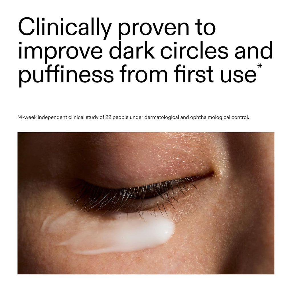 The INKEY List Caffeine Eye Cream, Reduce Eye Puffiness and Dark Circle, Blur Fine Lines, 0.5 Fl Oz | Lightweight Under-Eye Cream with Caffeine and Matrixyl 3000 to Help Reduce Puffiness, Dark Circles and Fine Lines