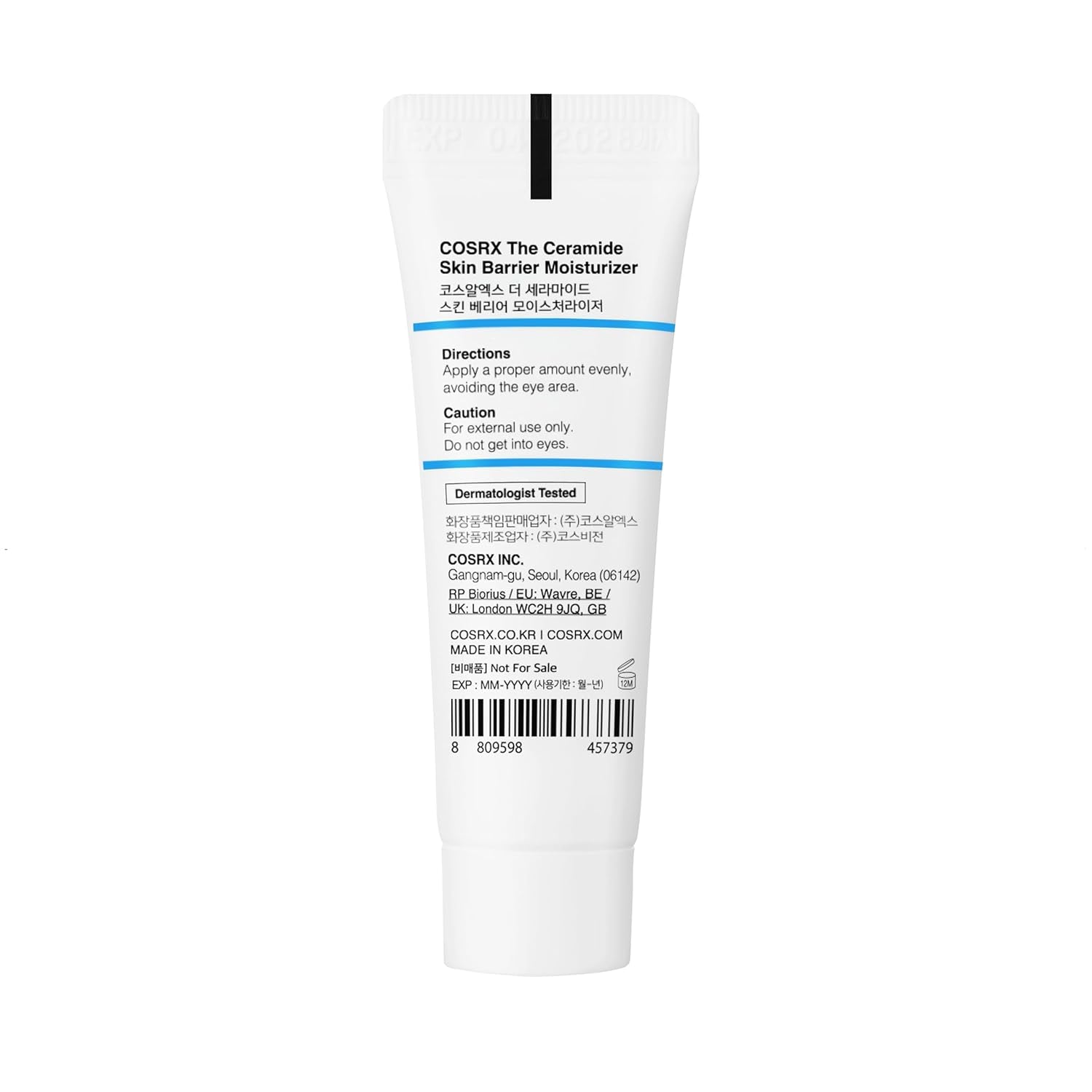 Mini 7X Ceramide Moisturizer for Face, Barrier Repair Face Cream | 0.34 Fl.Oz, Travel Essentials, 7 Ceramides, Hyaluronic Acid & Panthenol for All Skin Types, Korean Skin Care