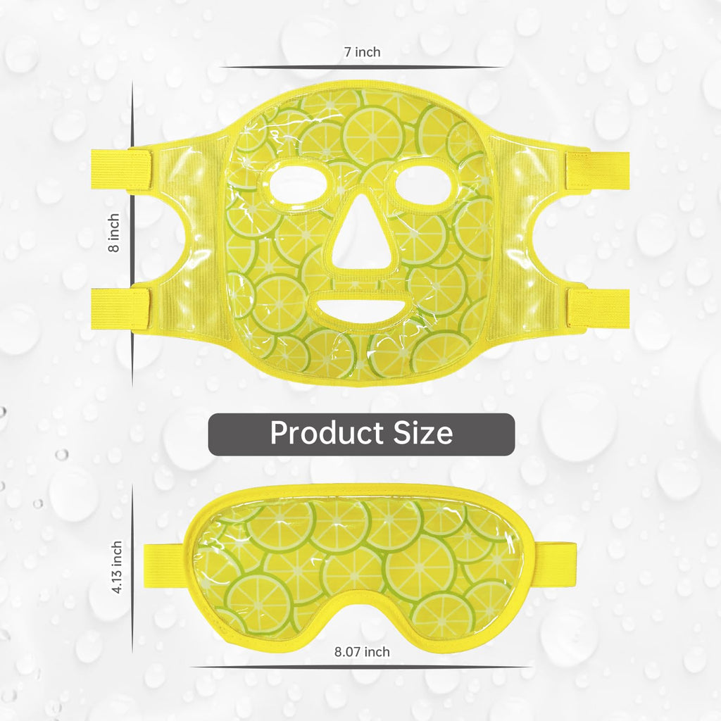 Cooling Mask Ice Pack for Face Eye, Hot Cold Compress for Face