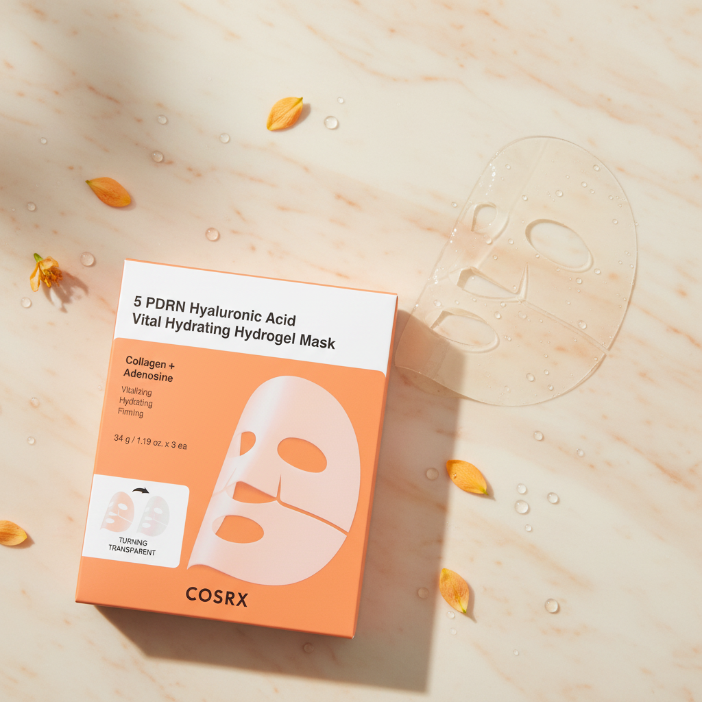 COSRX 5 PDRN Hyaluronic Acid Vital Hydrating Hydrogel Mask 3 Sheets