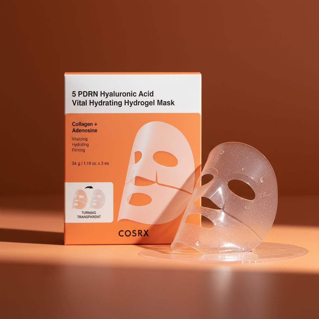 COSRX 5 PDRN Hyaluronic Acid Vital Hydrating Hydrogel Mask 3 Sheets