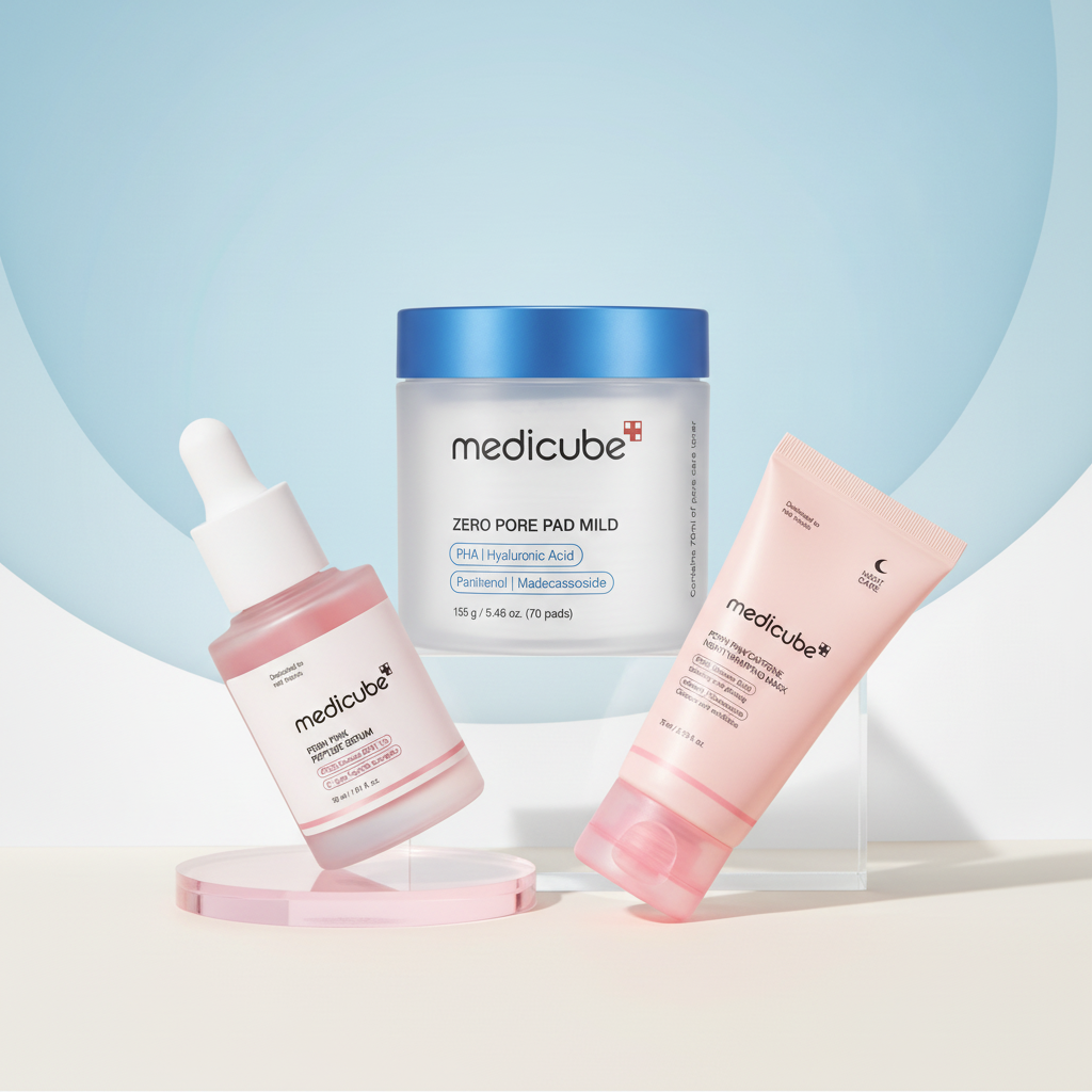 Medicube 3-step routine
