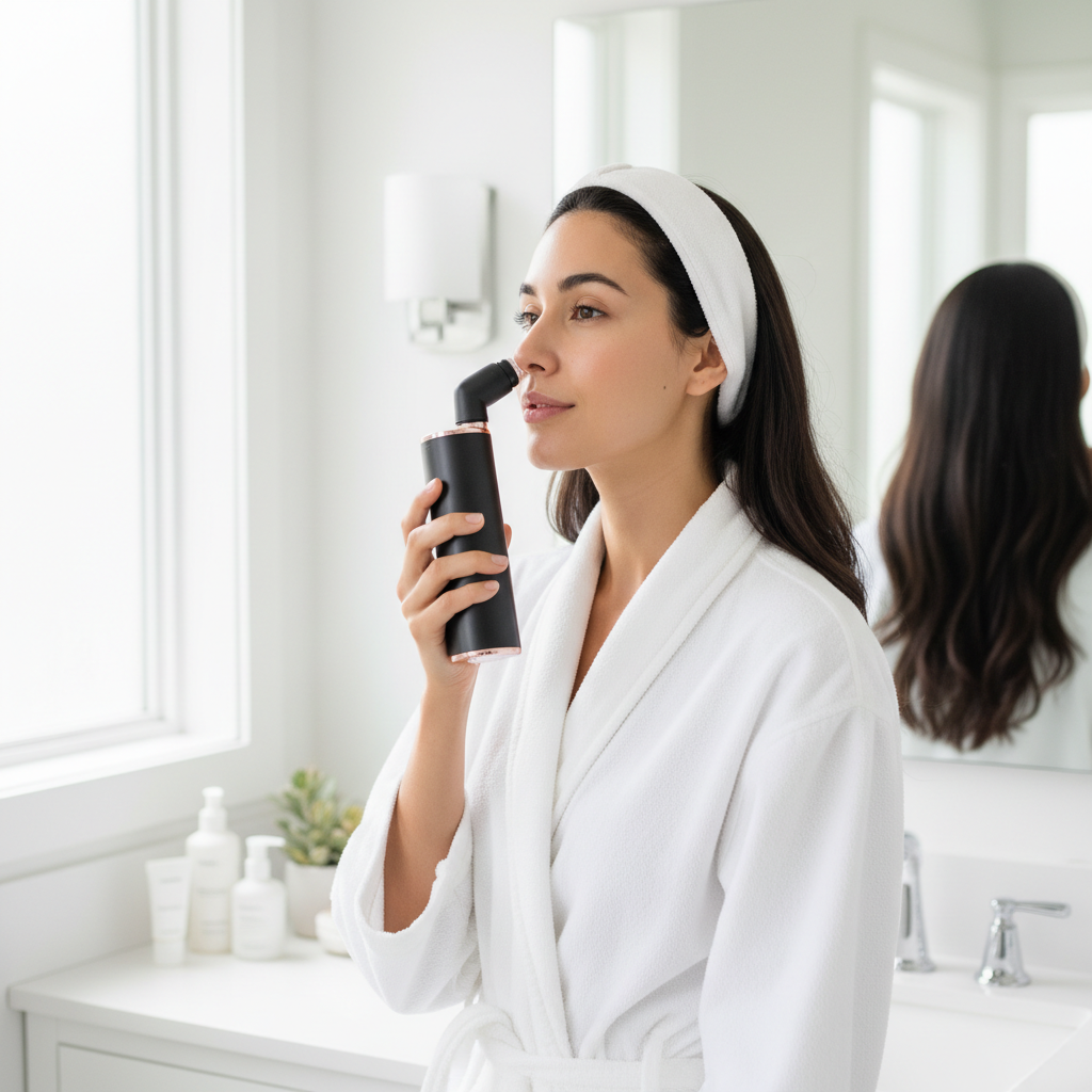 Blackhead Remover Pore Vacuum with Heat & 5 Suction Heads