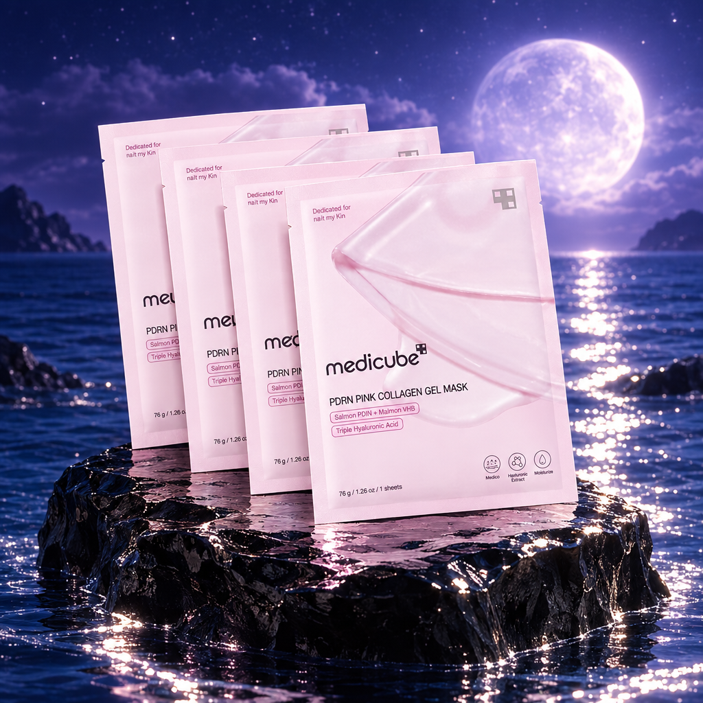Medicube PDRN Pink Collagen Gel Mask – 4 Sheets