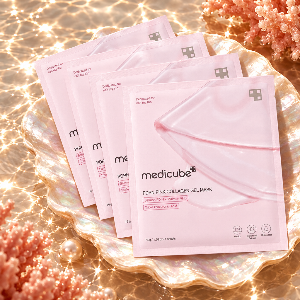 Medicube PDRN Pink Collagen Gel Mask – 4 Sheets