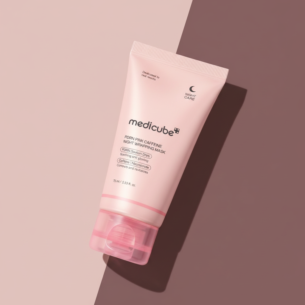 Medicube PDRN Pink Caffeine Night Wrapping Mask, 75ml